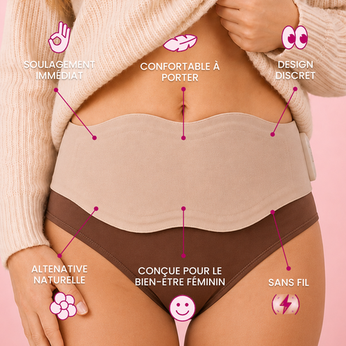 Endora: Ceinture chauffante et stimulante contre les douleurs menstruelles