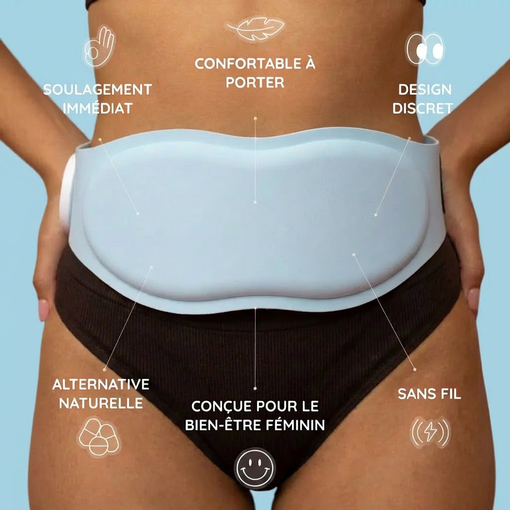 Endora: Ceinture chauffante et stimulante contre les douleurs menstruelles